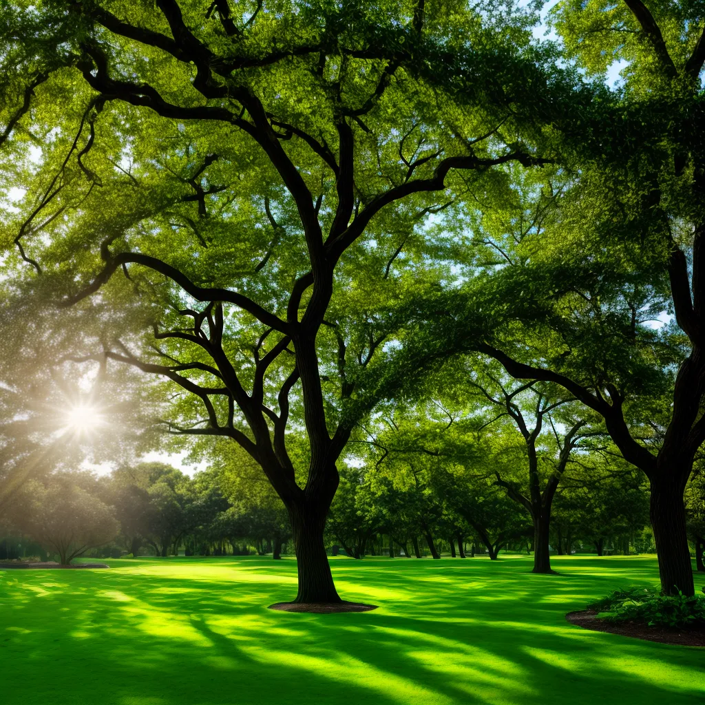 parque arborizacao natureza sol