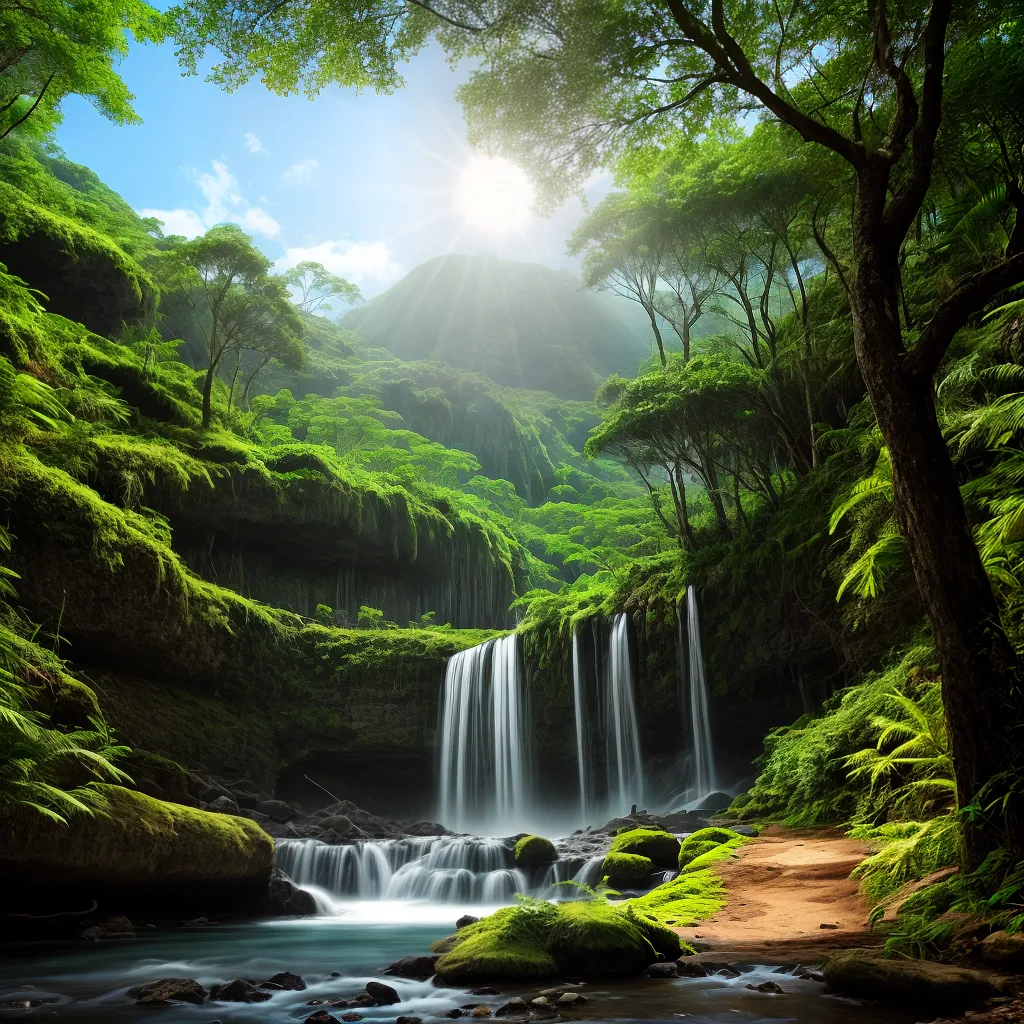 floresta outono folhagem sol magia floresta outono folhagem sol magia