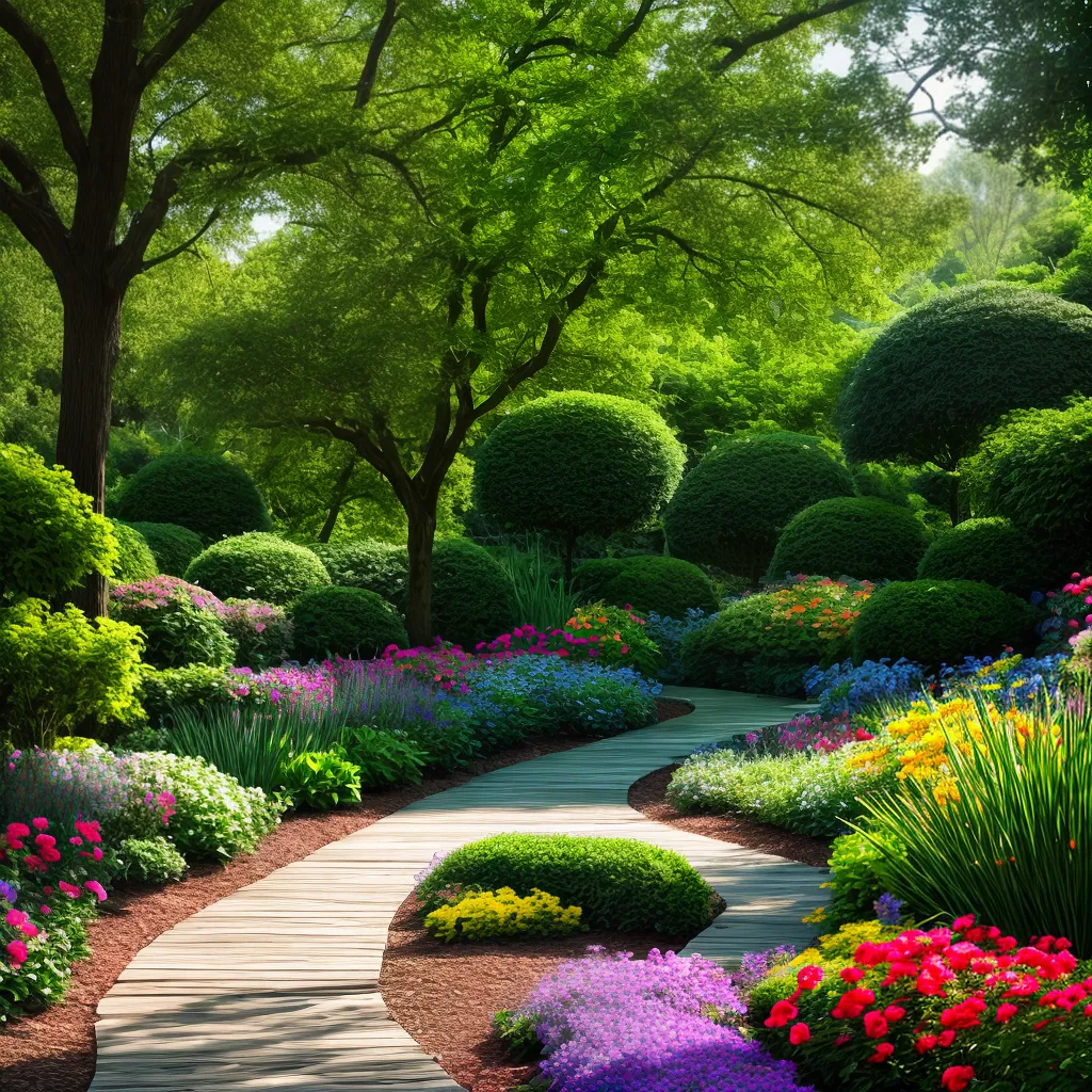 jardim vibrante paz natureza sentidos