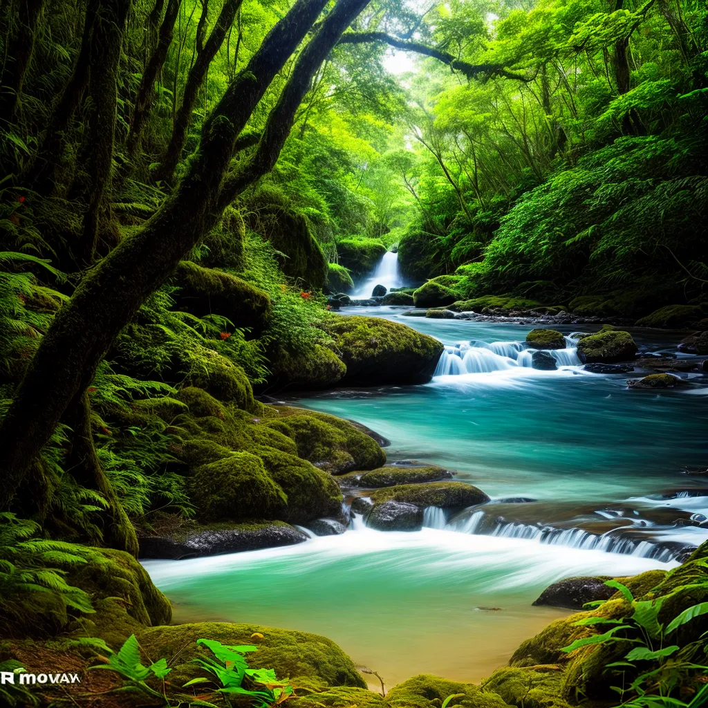 bosque tropical luz sol