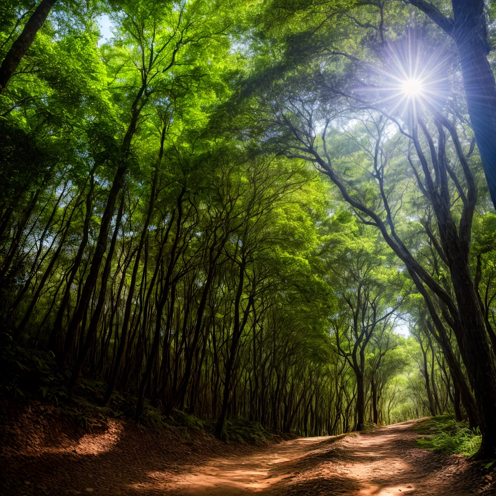 bosque tropical misterioso riacho passaros
