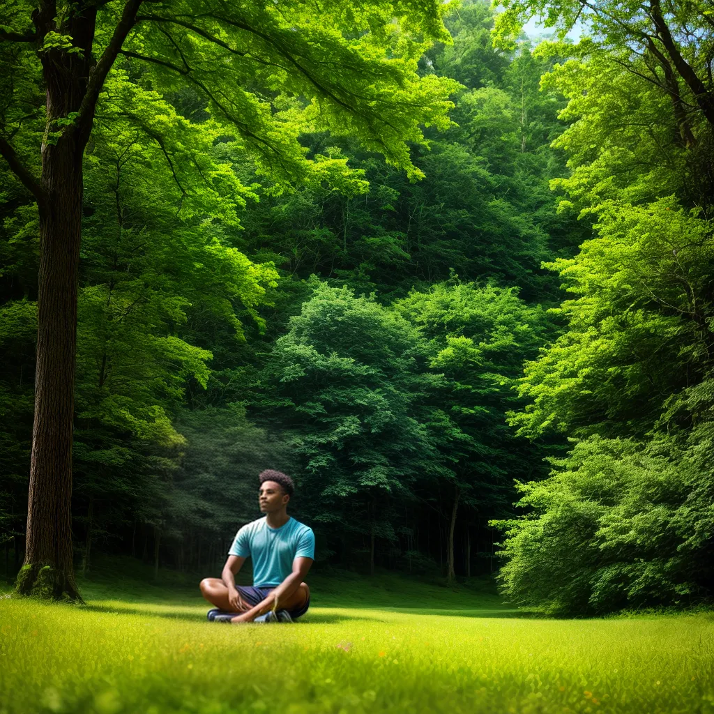 meditacao natureza floresta serenidade meditacao natureza floresta serenidade
