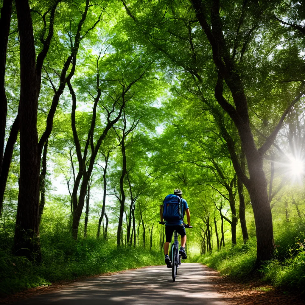 bicicleta floresta sustentabilidade