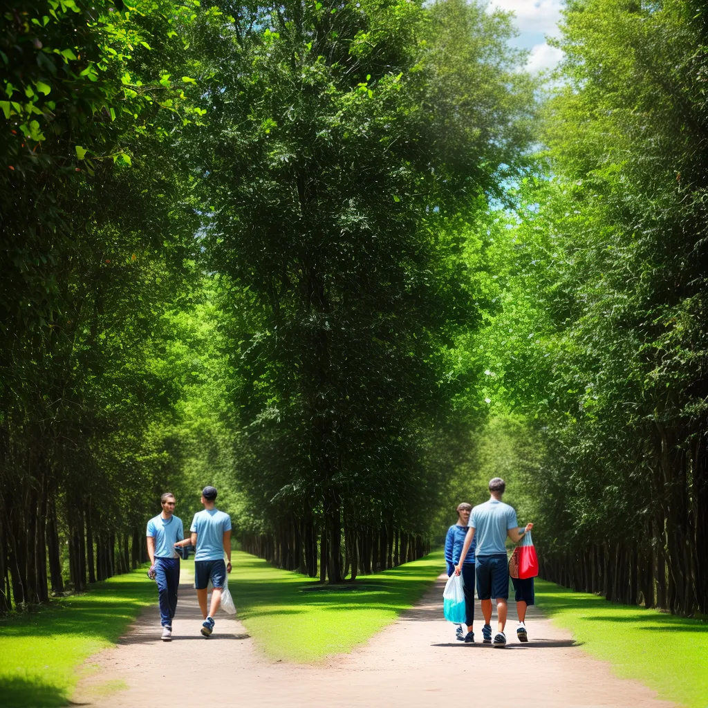 sustentabilidade ecologia caminhada sorriso
