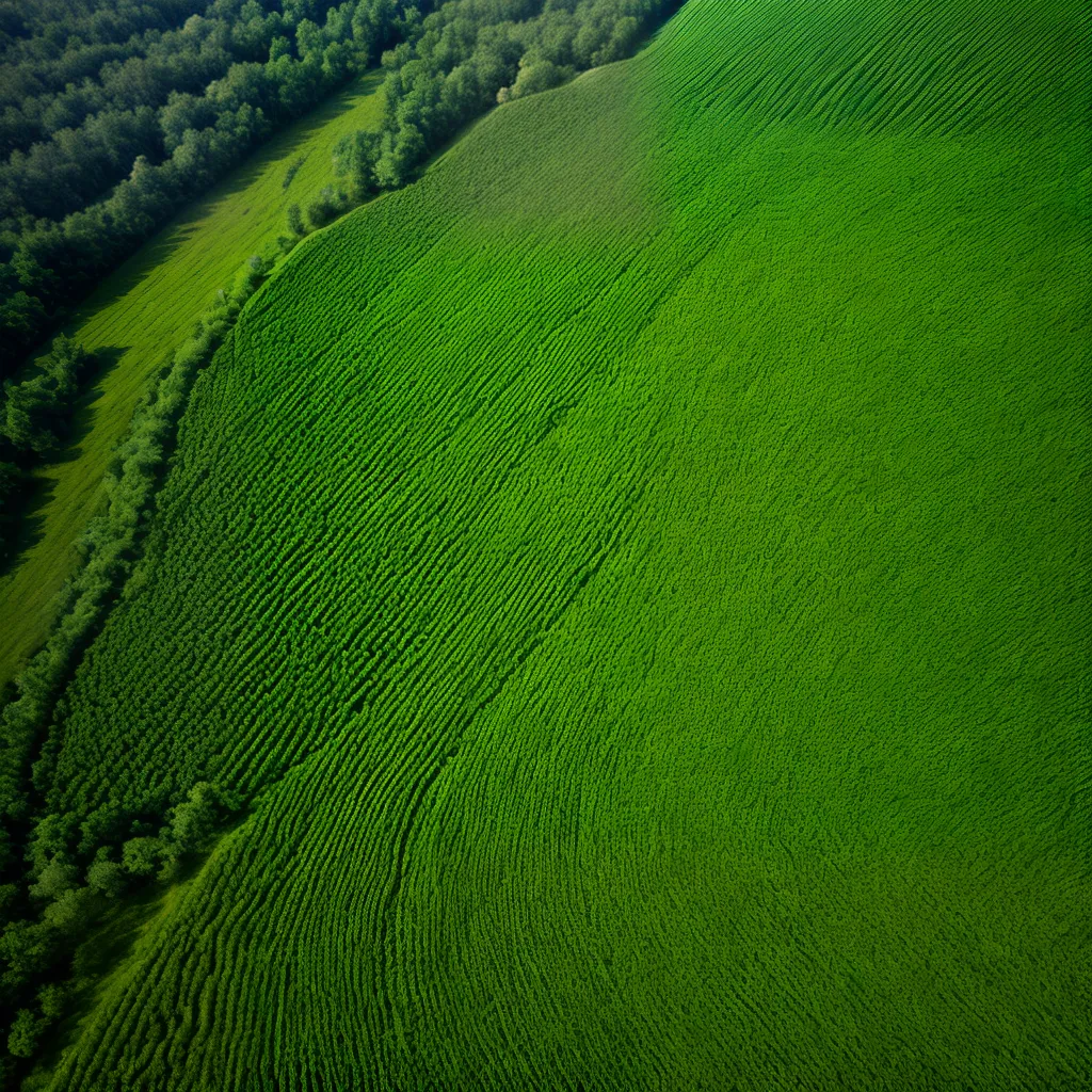 floresta verde clareira agricultor