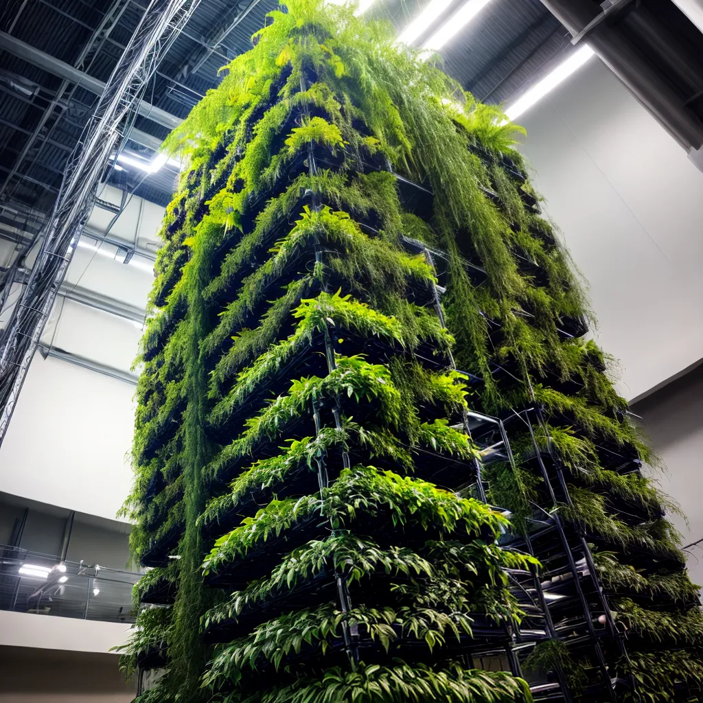 aeroponia vertical plantas sustentavel
