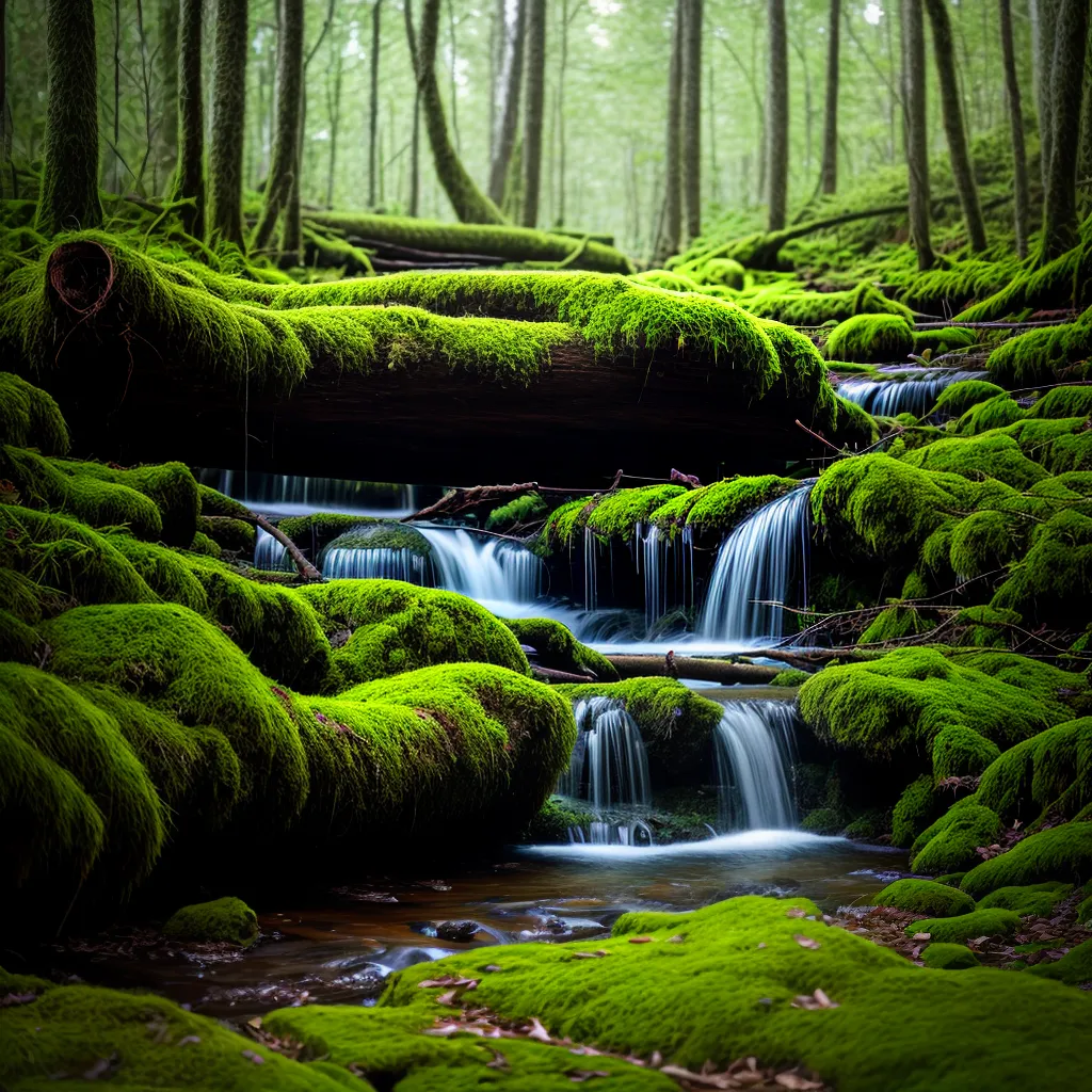 floresta musgo verde texturas reino briologia