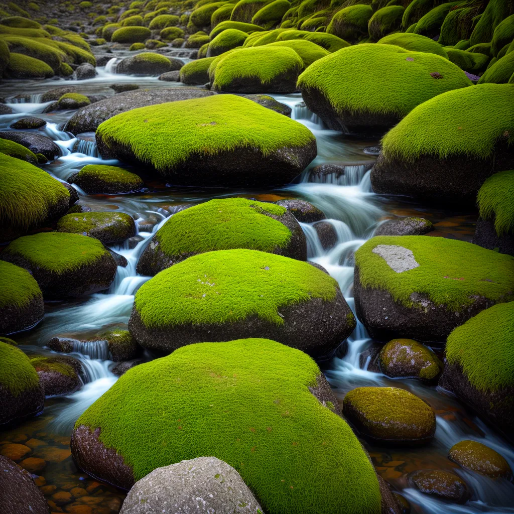 musgos verdes antartica
