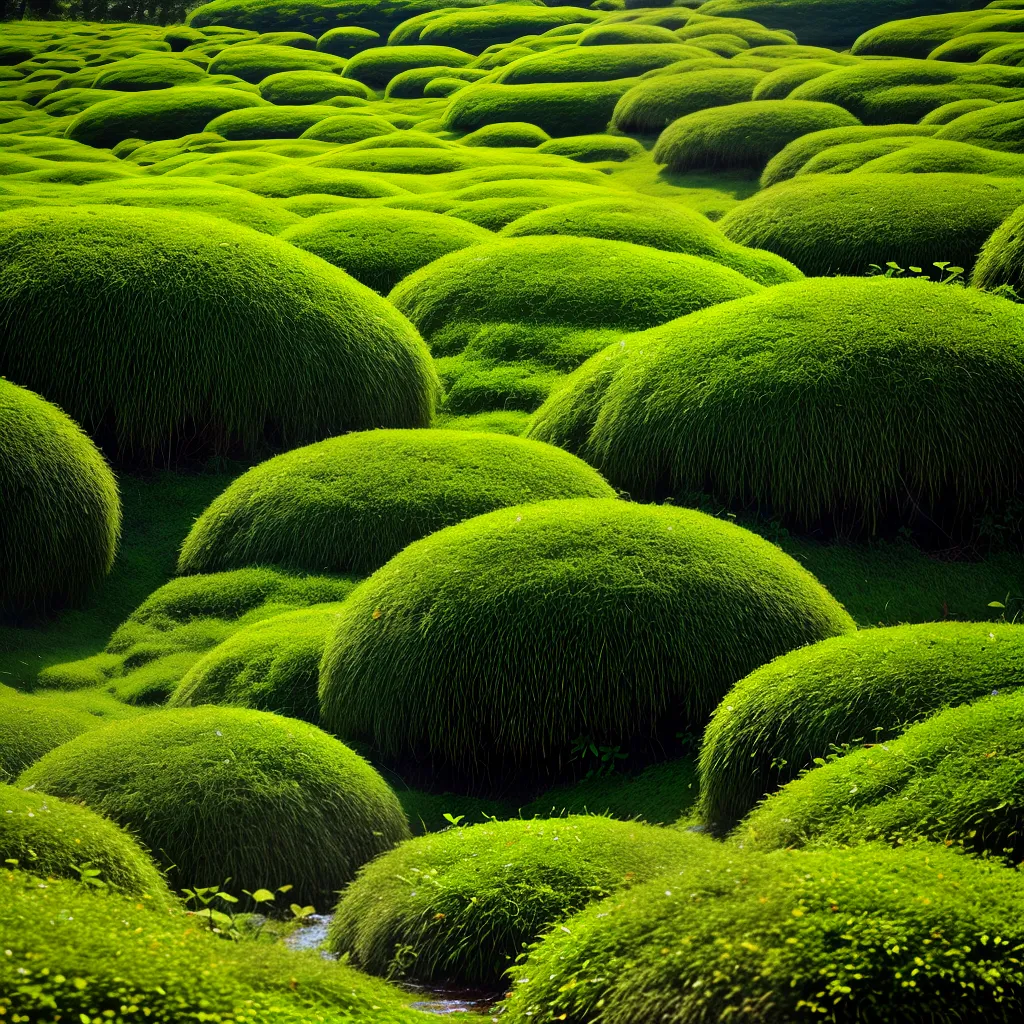 floresta musgo esponjoso verde floresta musgo esponjoso verde