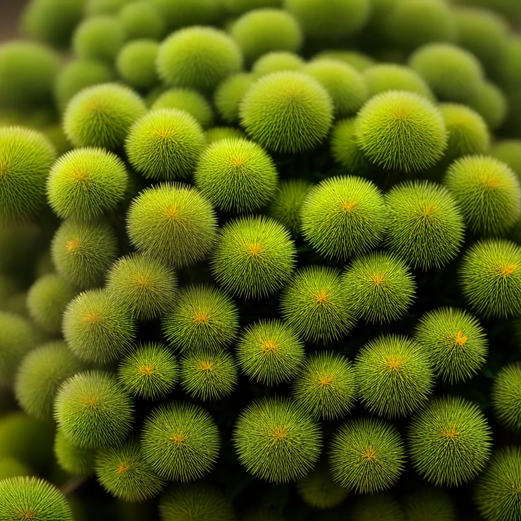 musgo capilar verde vibrante