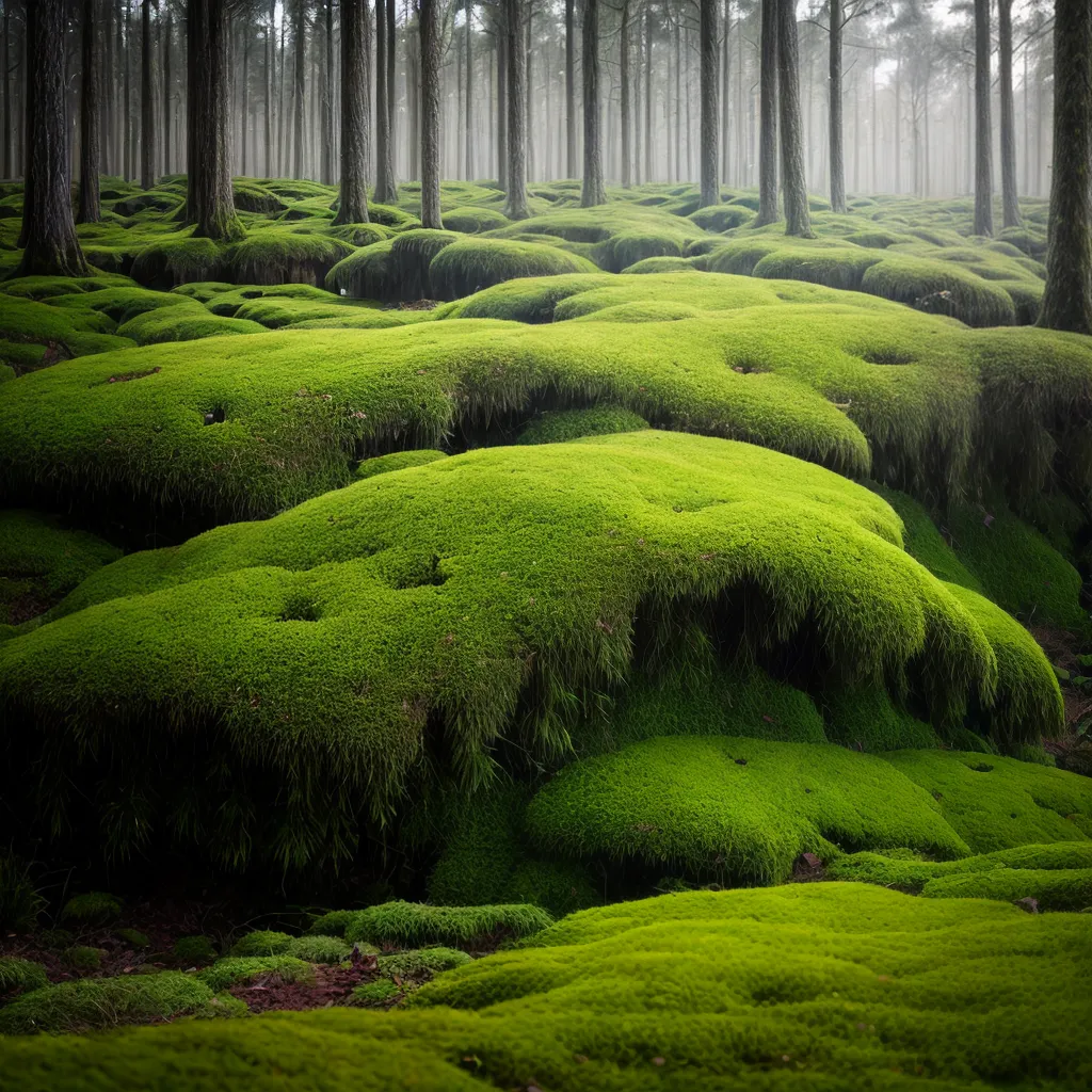 musgo ivoire chao floresta norte