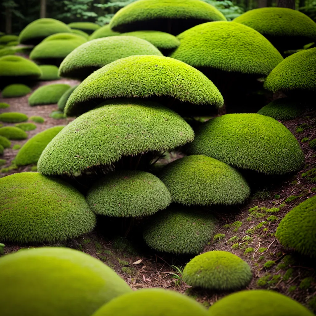 musgo leucobryum beleza encantadora