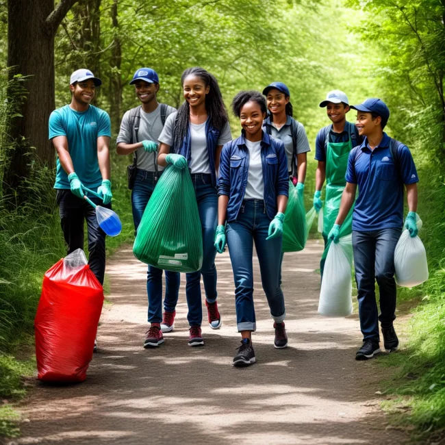 limpeza ecologica parque engajamento