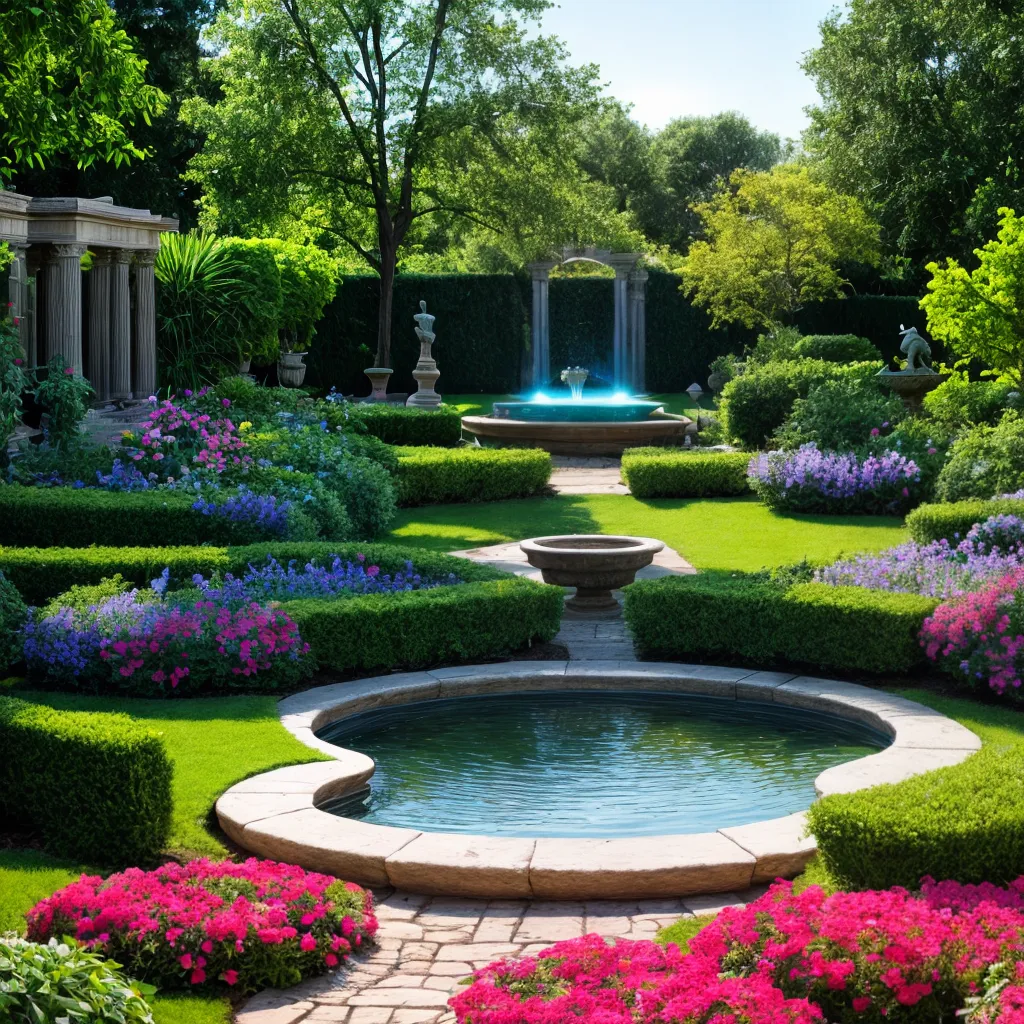 jardim romano verde flores fonte jardim romano verde flores fonte