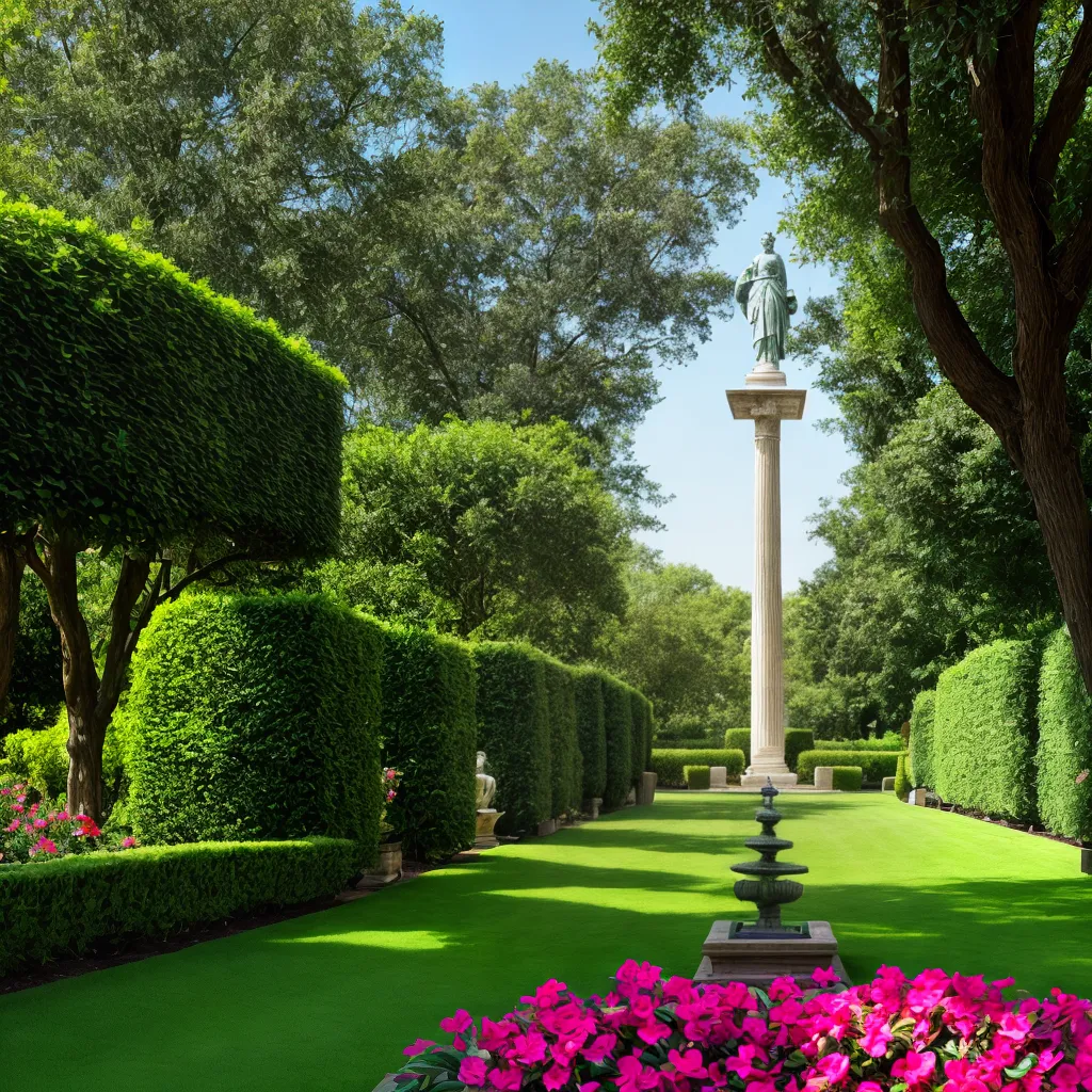 jardim romano deusa estatua serenidade jardim romano deusa estatua serenidade