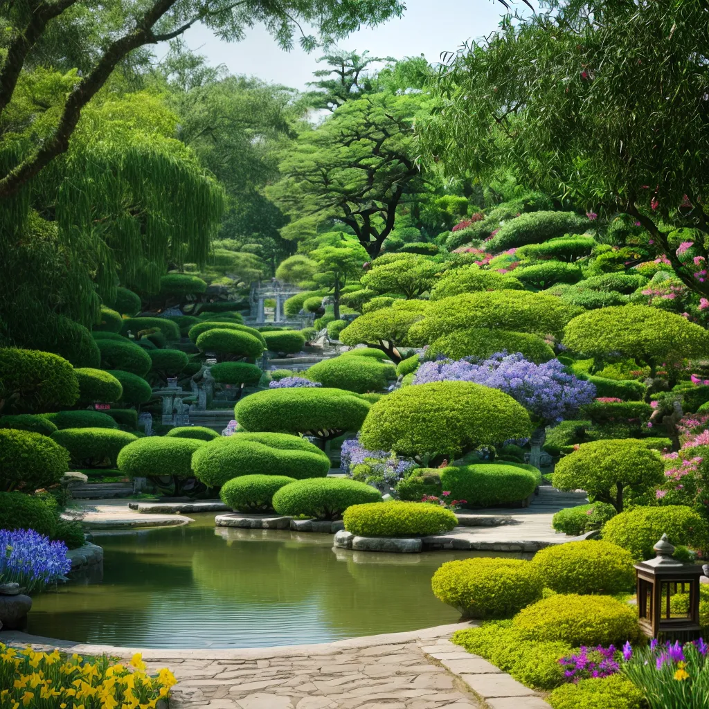 jardim chines verde estatua imperador jardim chines verde estatua imperador