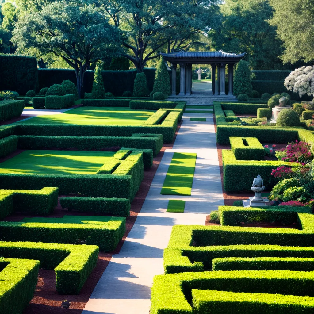 jardim renascentista beleza arte