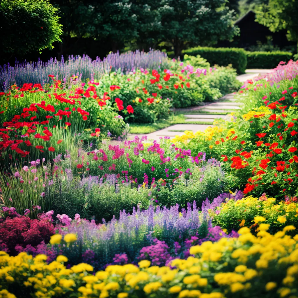 jardim comestivel colorido organizado