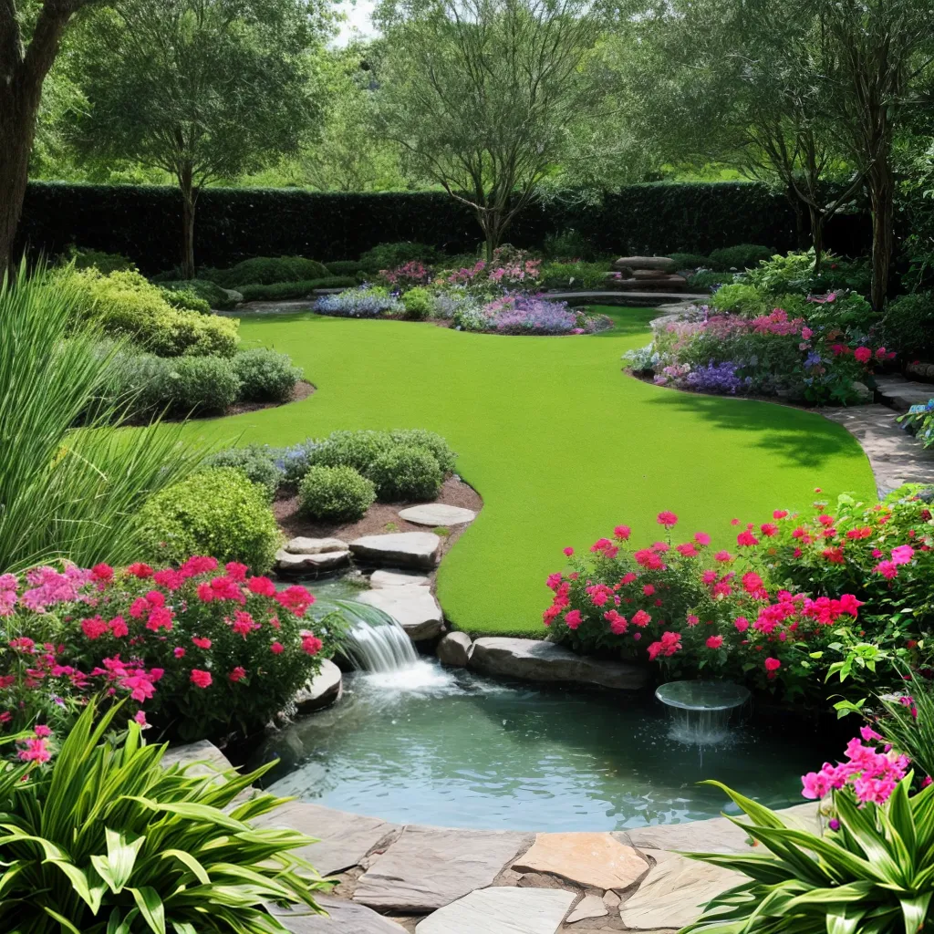 jardim caminhos verde flores