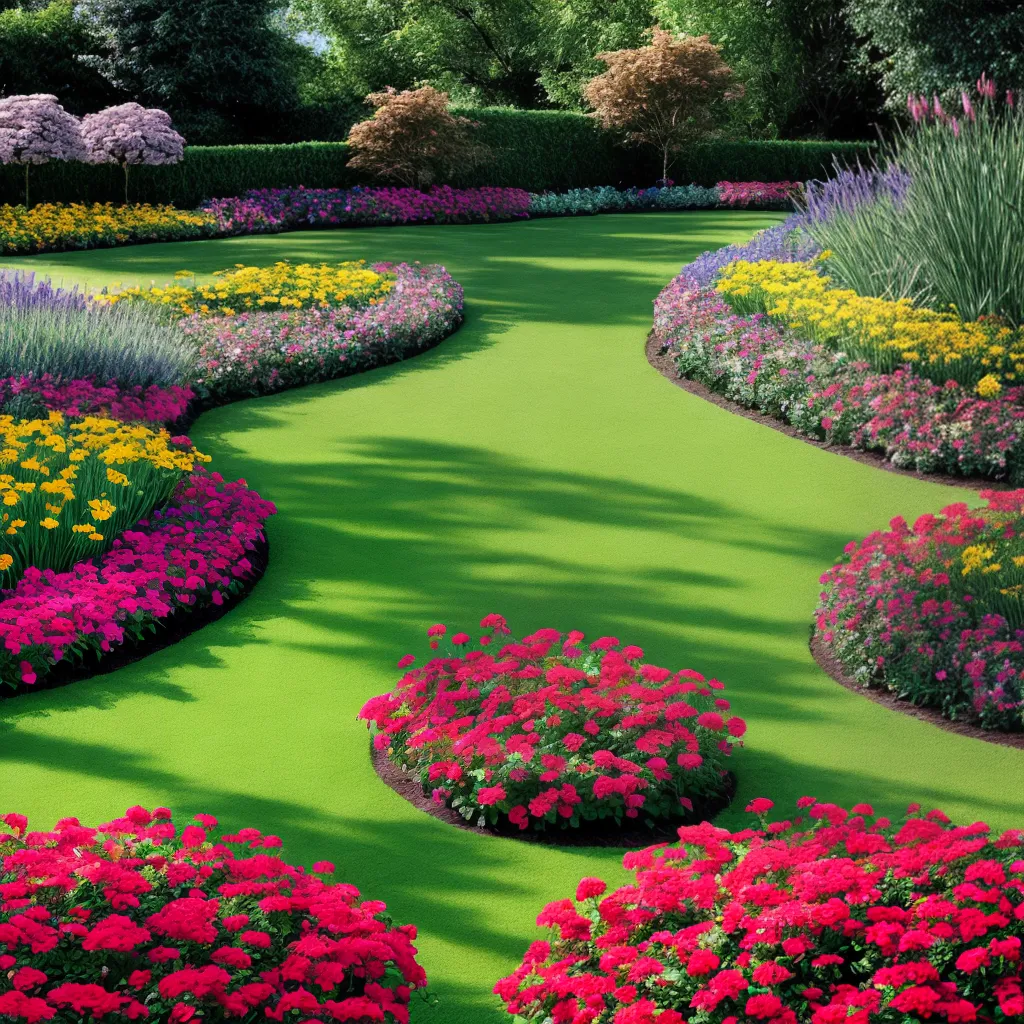 jardim colorido flores hortalicas simbiose Canteiro com flores e hortaliças plantadas juntas