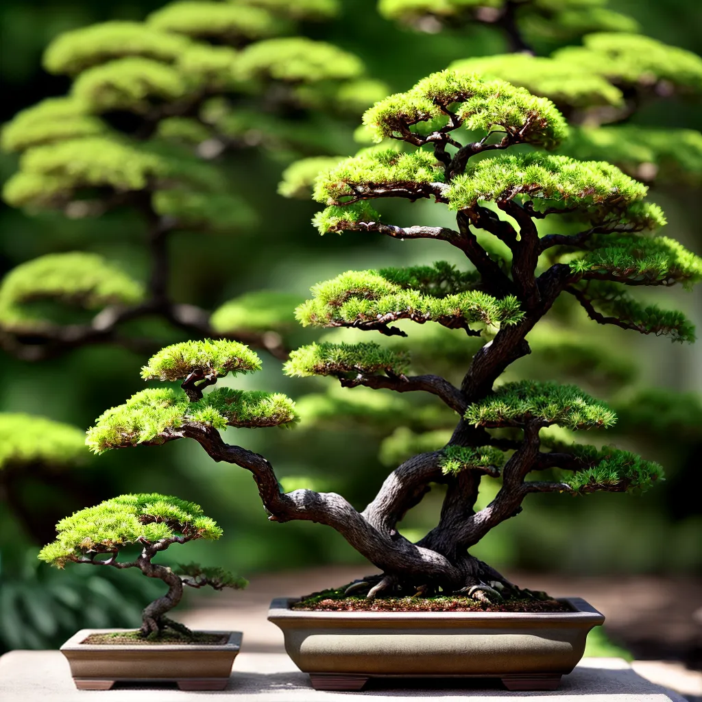 bonsai arvore miniatura poda jardim