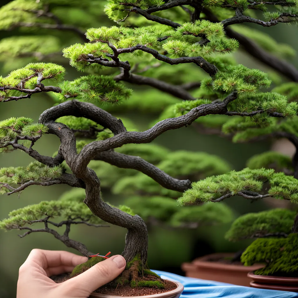 bonsai artista poda precisao