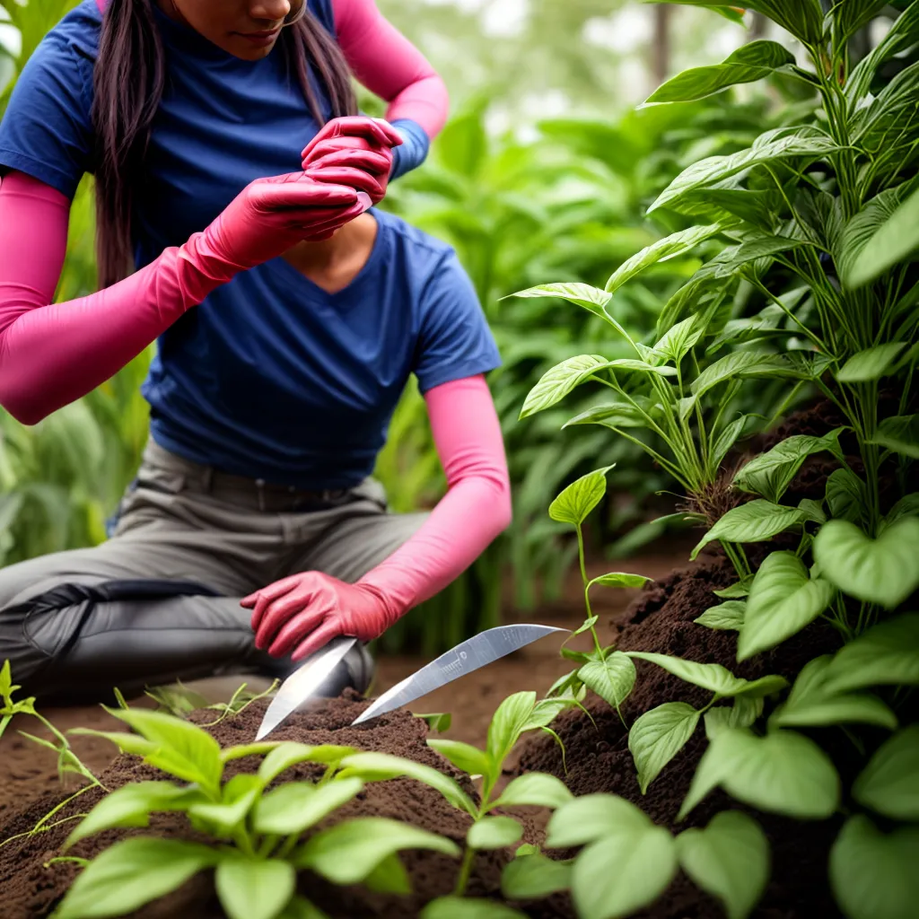 enxerto artesao plantas hibrido