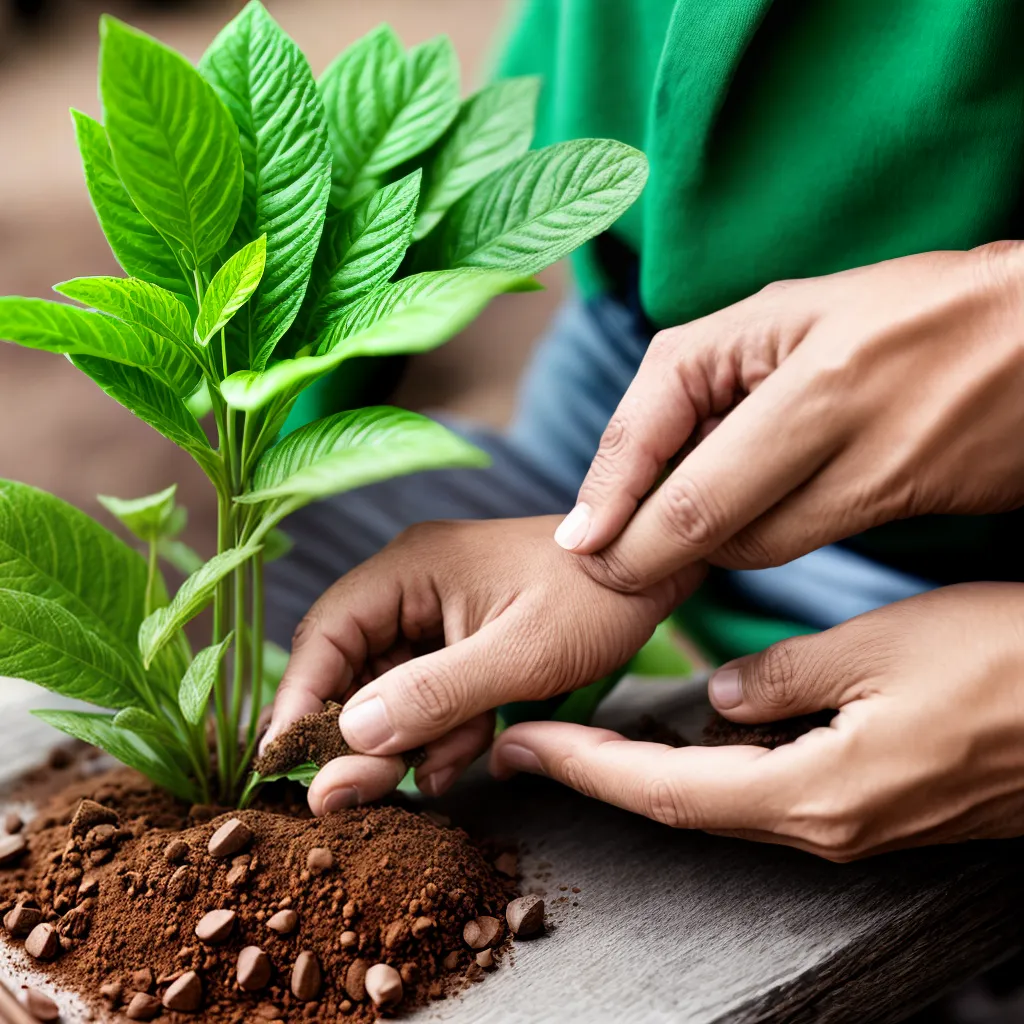 enxerto maos jardineiro plantas unicas