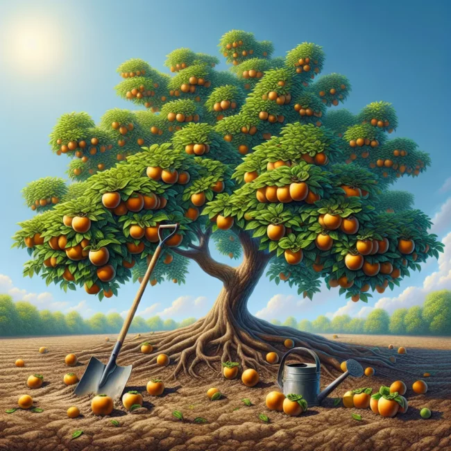 ilustracao pereira frutas luz jardim plantio