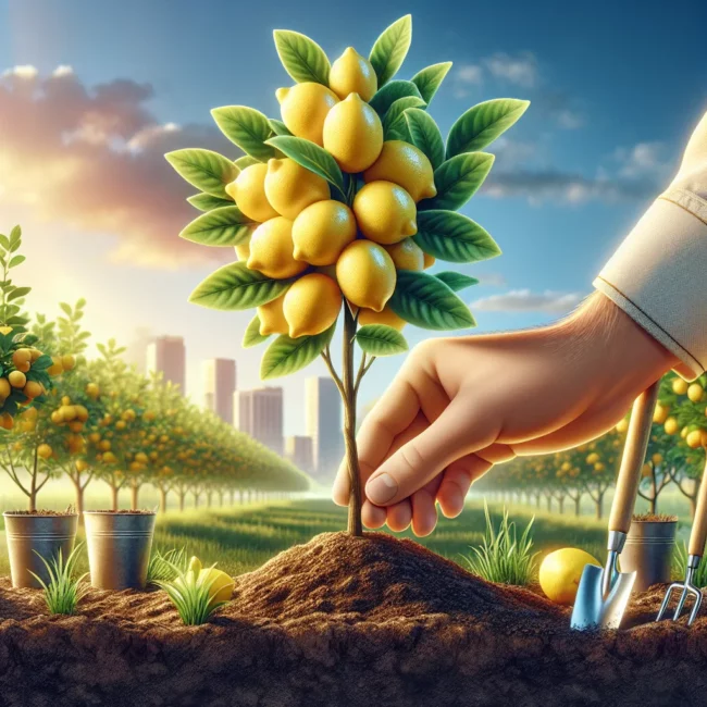 img cultivando limoes maos jardinagem