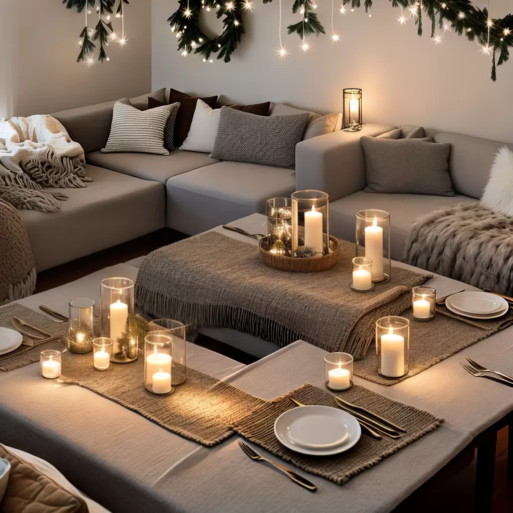 Enfeites para festas de inverno: aconchego e elegância.