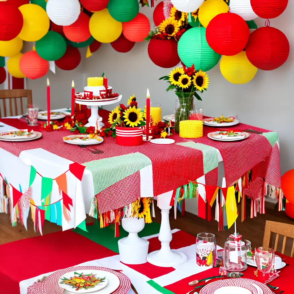 DIY: decoração de festa junina com papel crepom