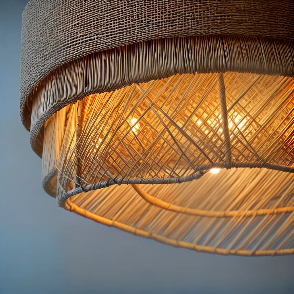 Artesanato em Bambu Fazendo Abajures e Luminárias