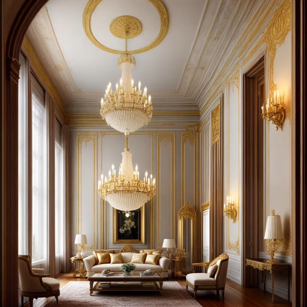 Sala Rococo A Influência da Arte Rococó na Decoração: Luxo, Leveza e Elegância