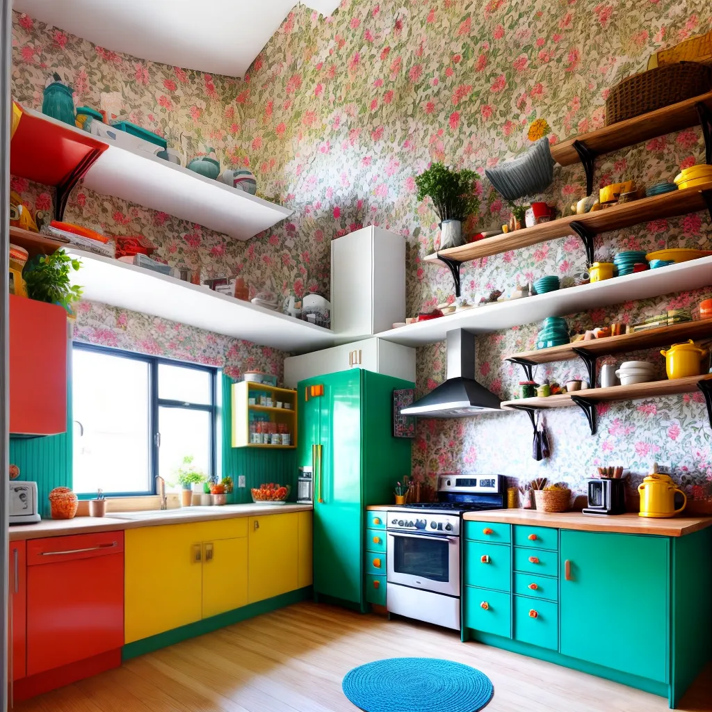 Decoração kitsch para cozinhas: uma explosão de personalidade