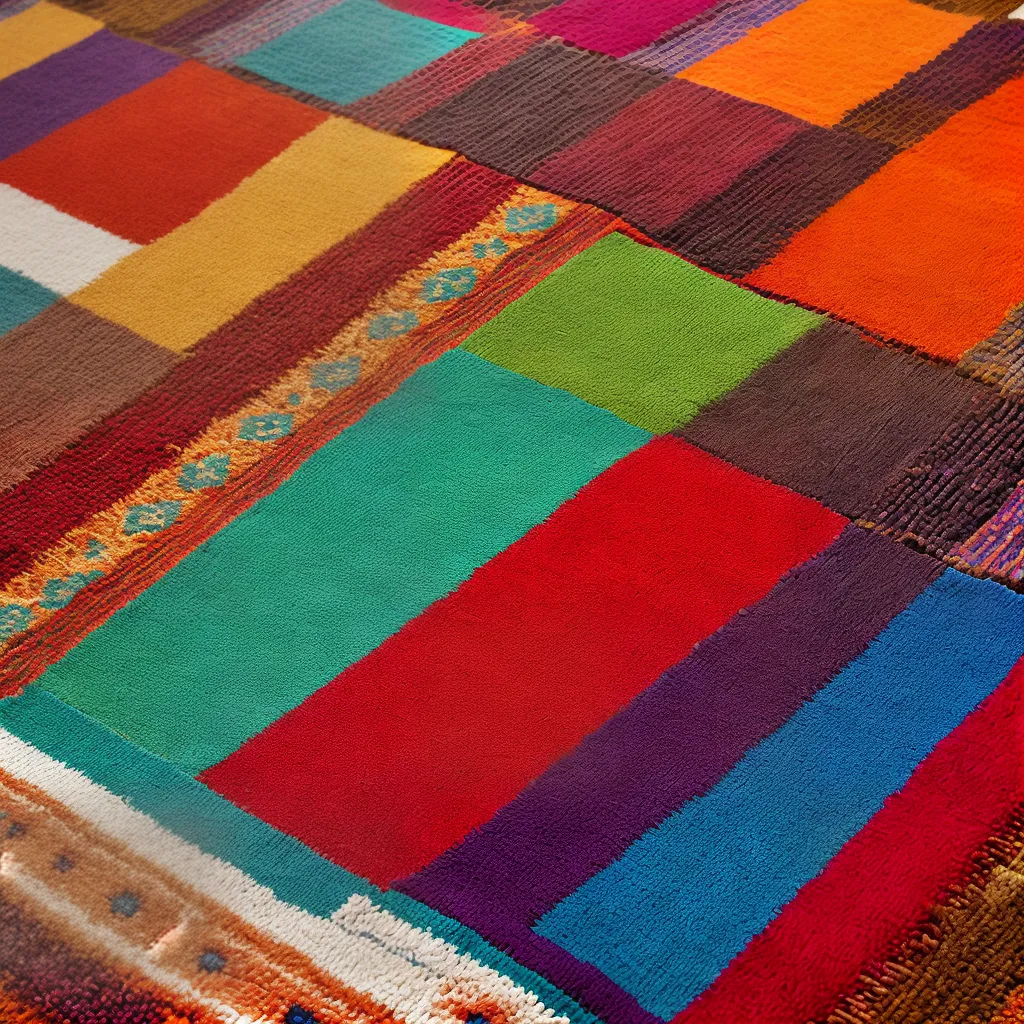 A influência dos tapetes marroquinos na tendência boho chic