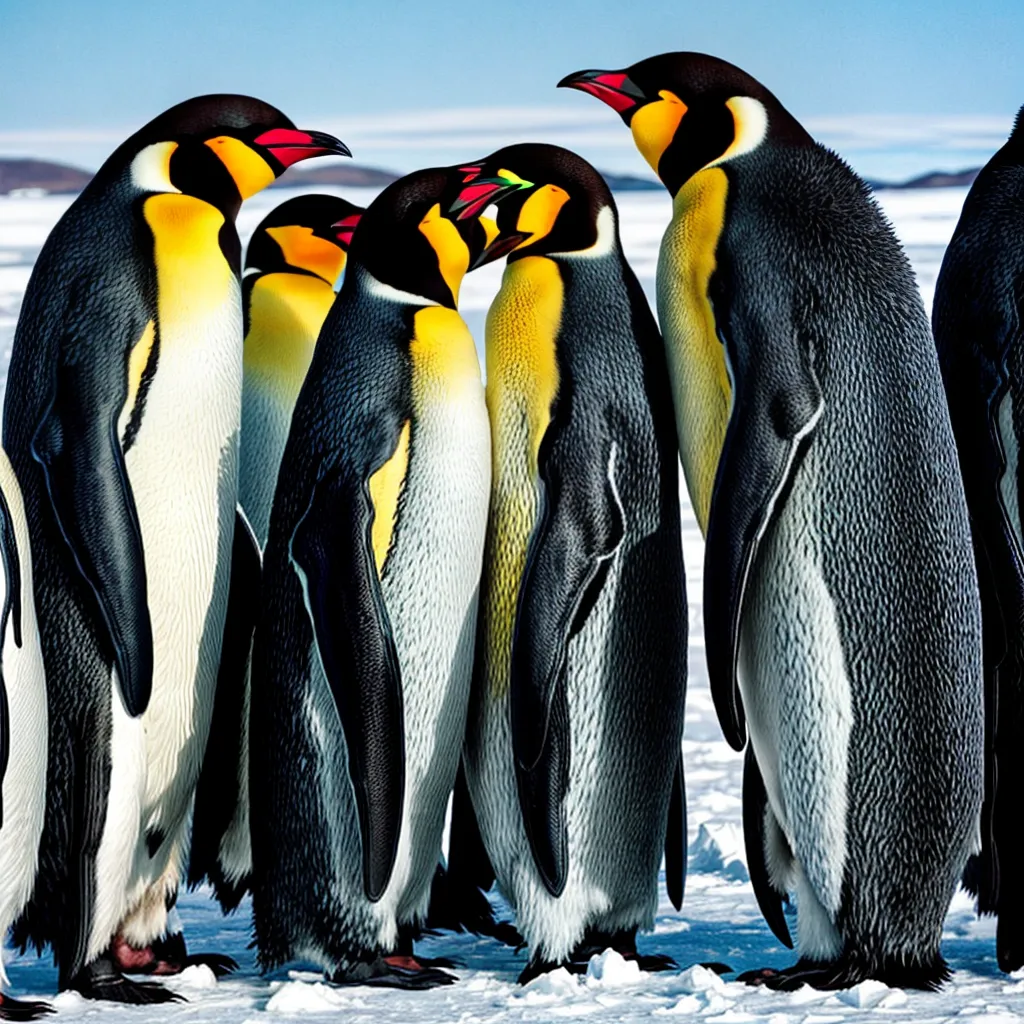 A adaptação dos pinguins ao habitat gelado da Antártica
