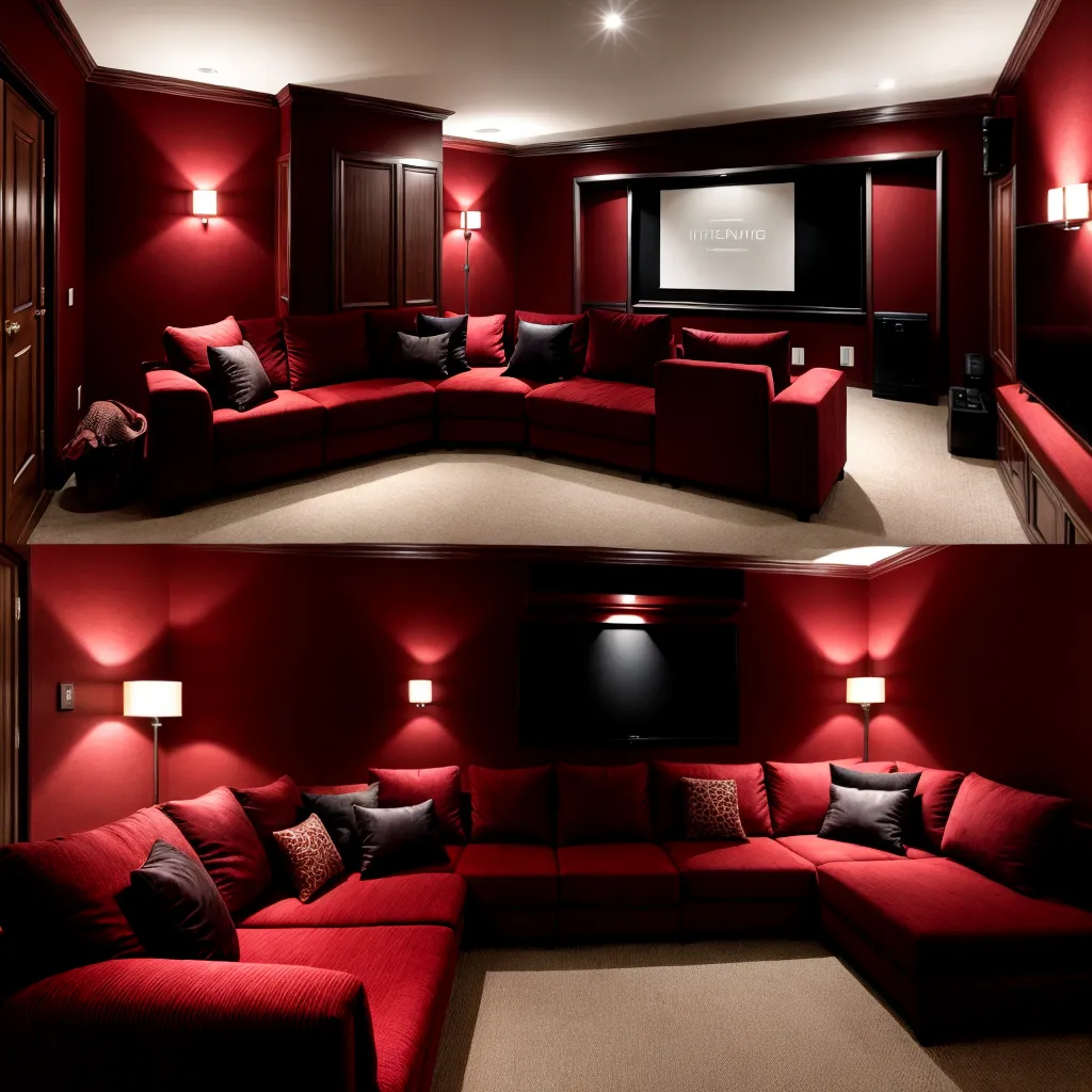 Aconchego e estilo: decorando seu Home Theater com tecidos e texturas