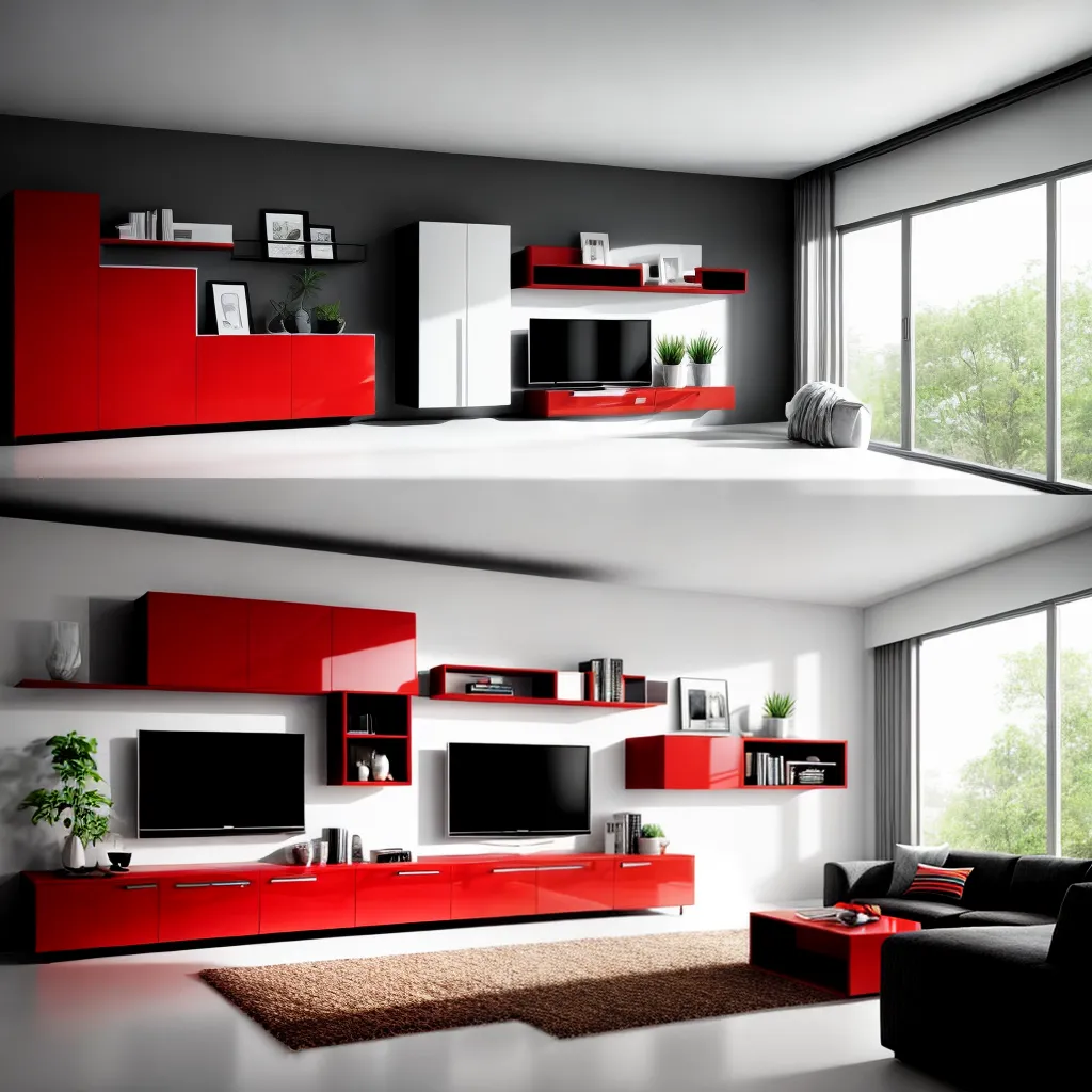 Nichos modulares para salas: ideias de decoração e organização