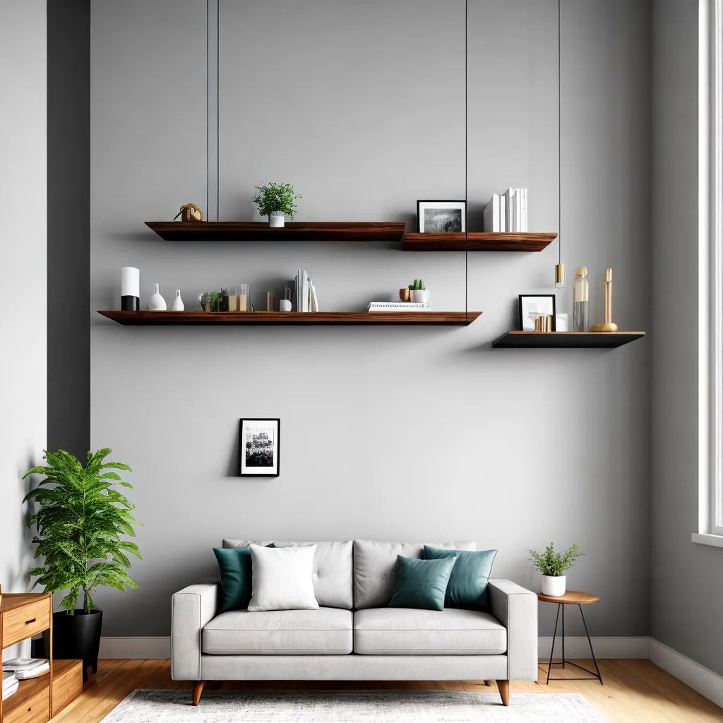 Prateleiras suspensas: inove na decoração com estilo