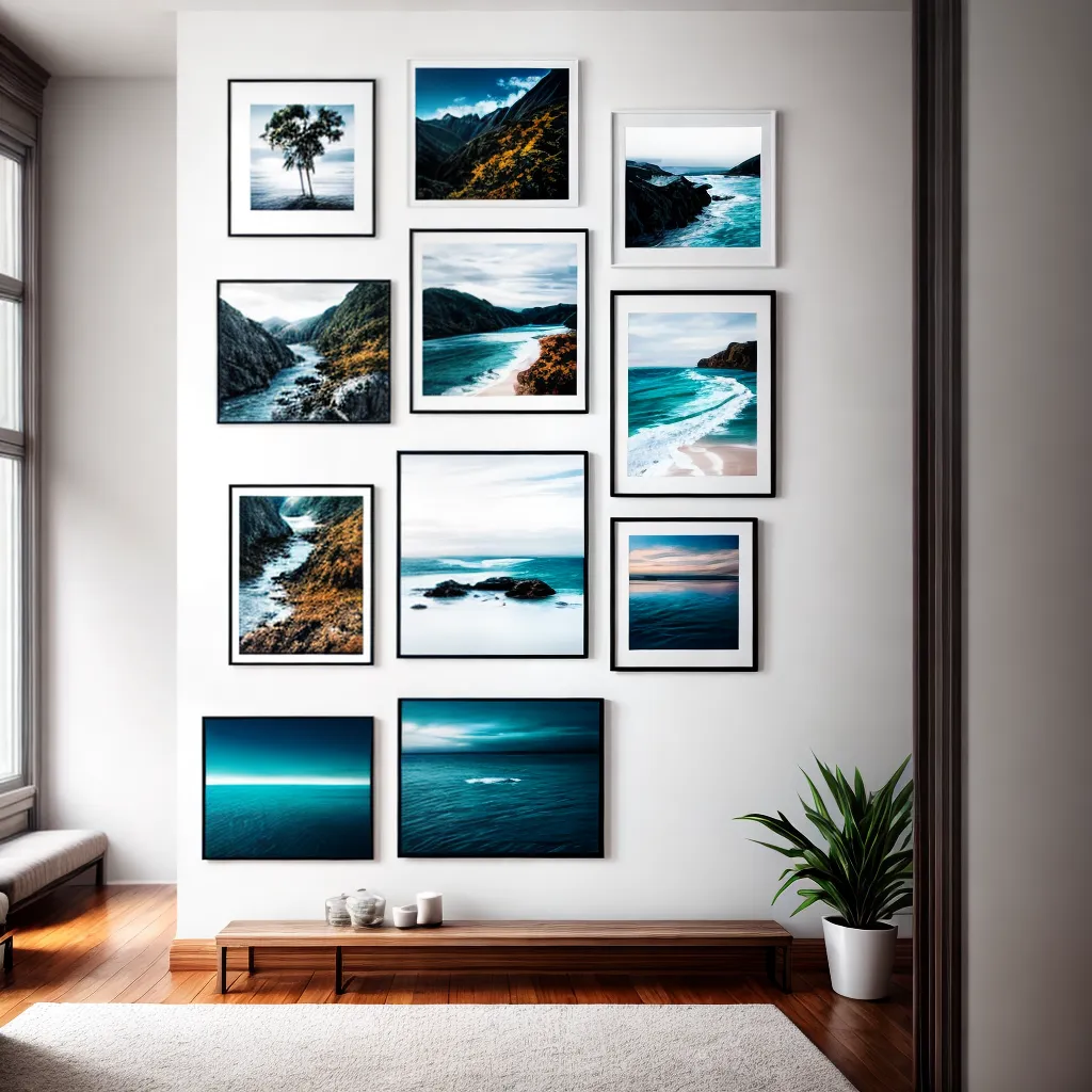 Como criar uma galeria de arte na sua parede