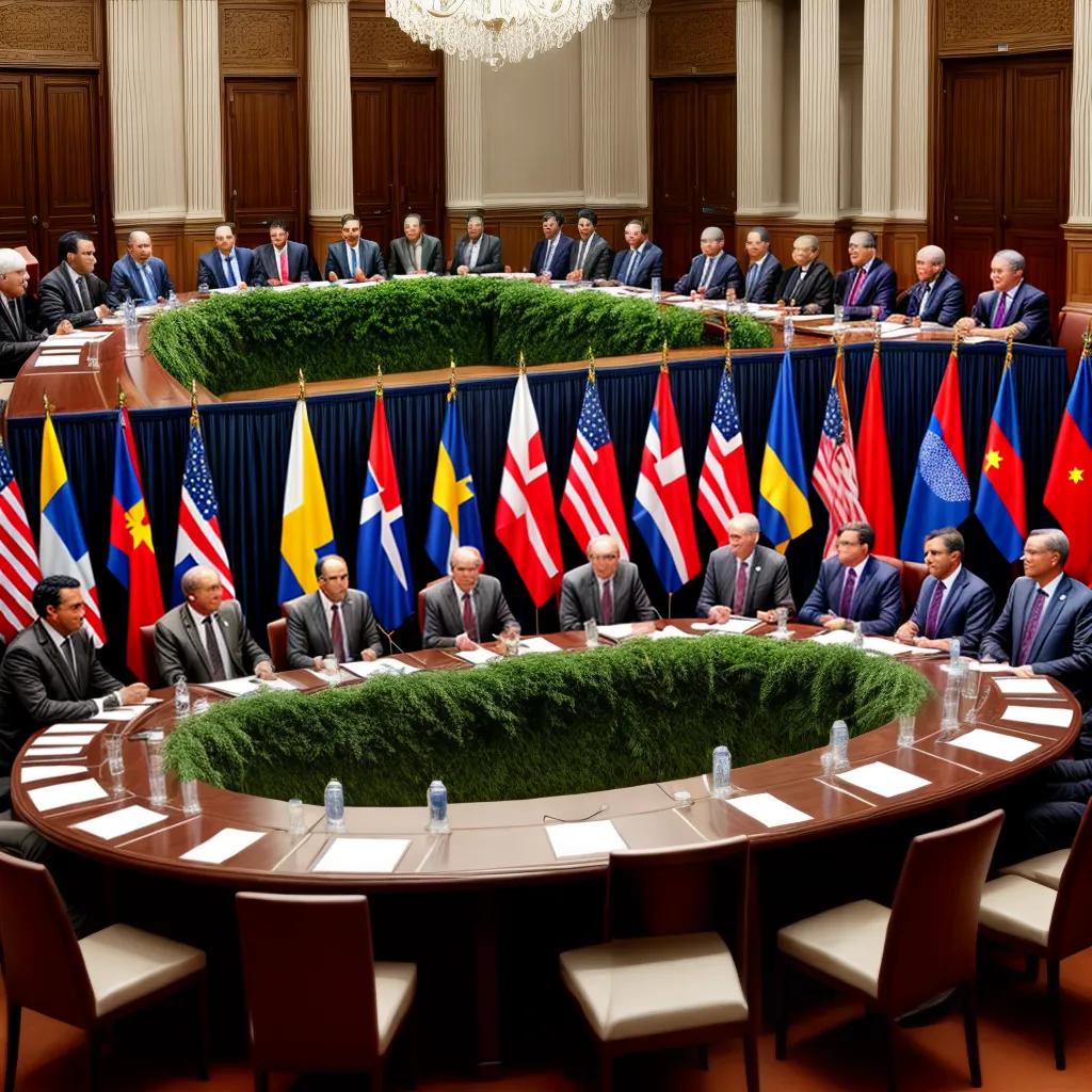 diplomatas discussao solucoes crise
