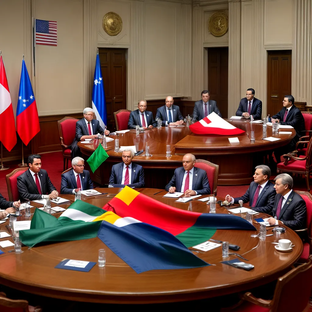 lideres mundiais mesa redonda diplomacia lideres mundiais mesa redonda diplomacia