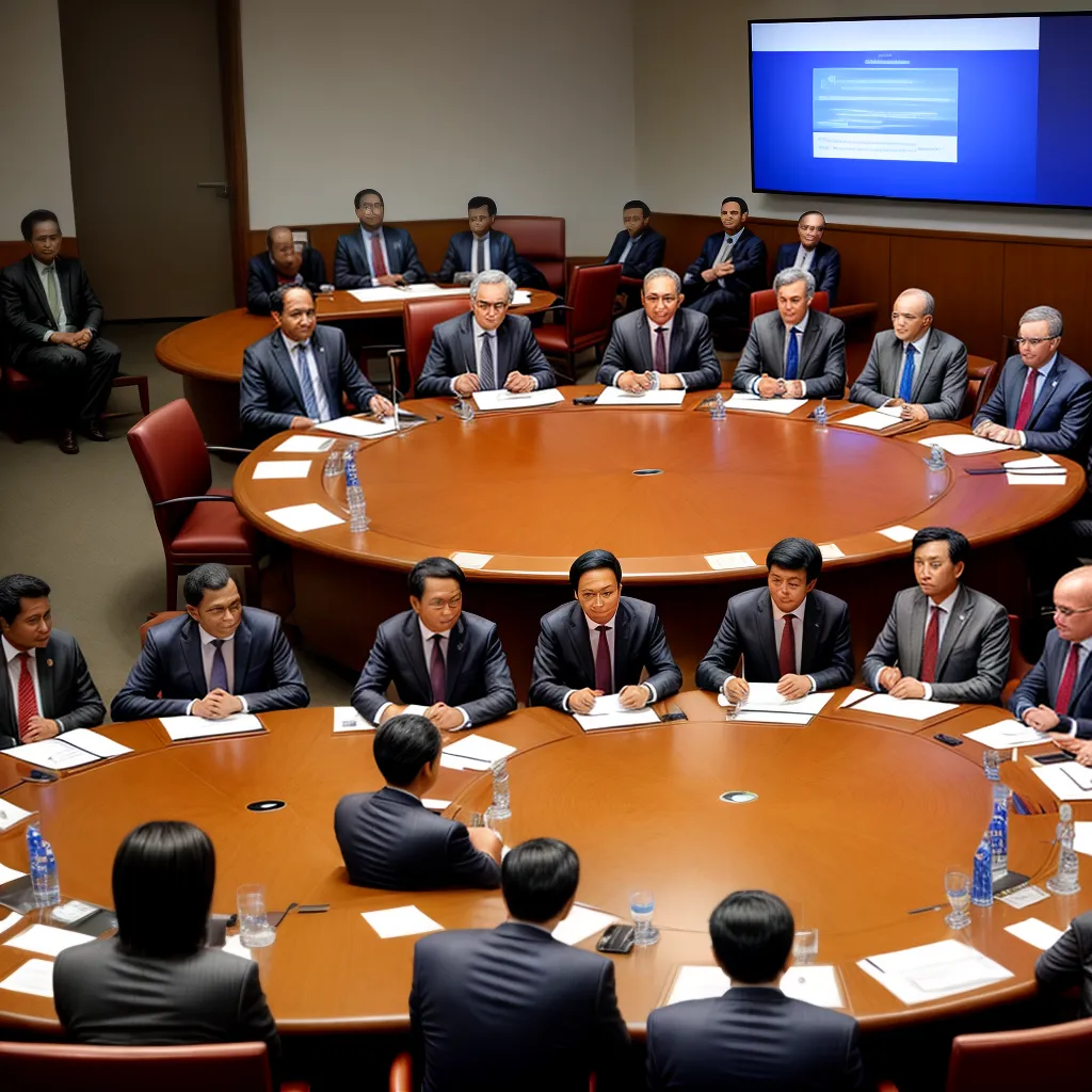 mesa redonda negociacao agua recursos