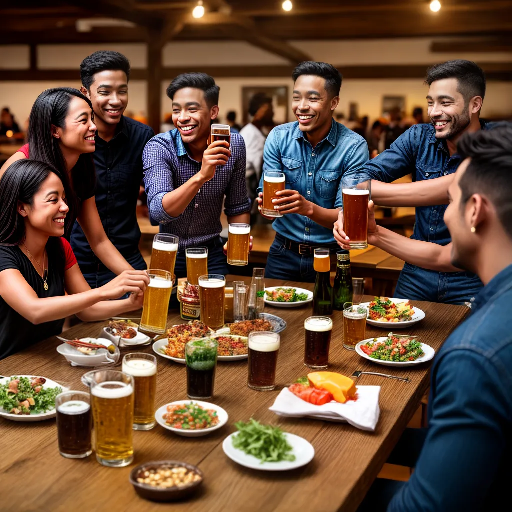 diversidade cerveja mesa sorrisos confraternizacao