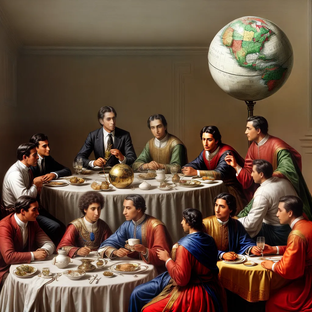 diplomatas discussao mesa globo bandagem