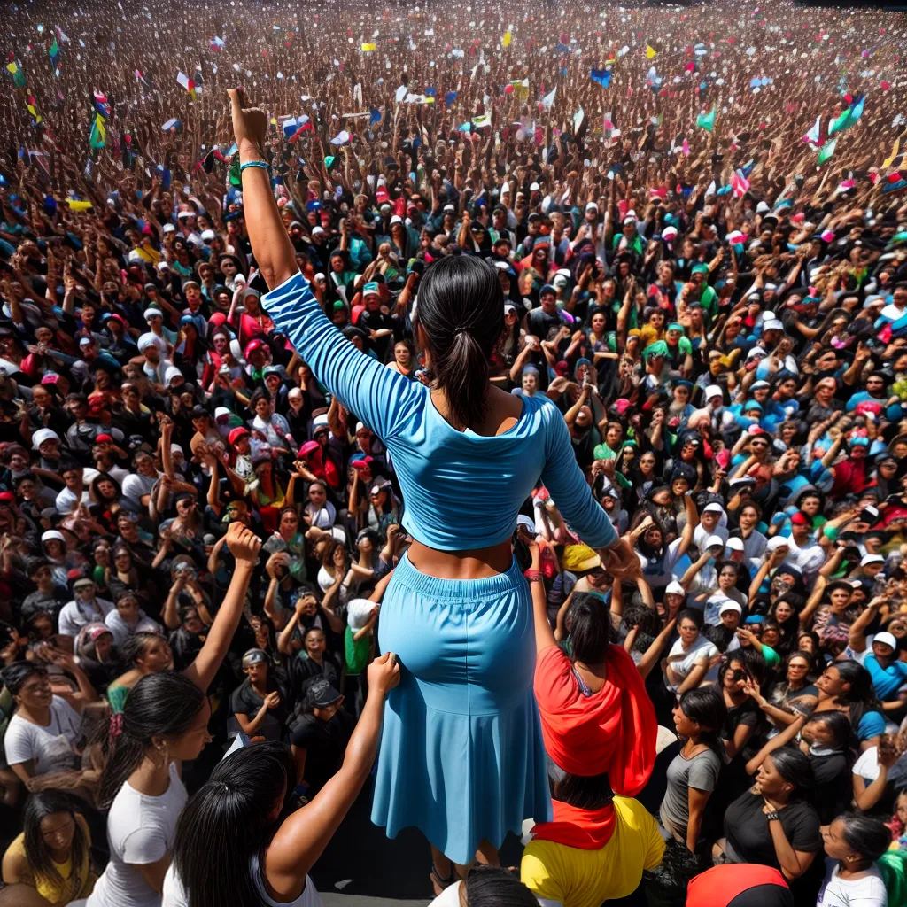 mulher poderosa fist raised lei maria da penha
