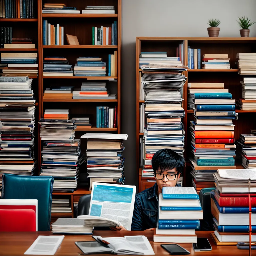 leitura informacao mesa jornais