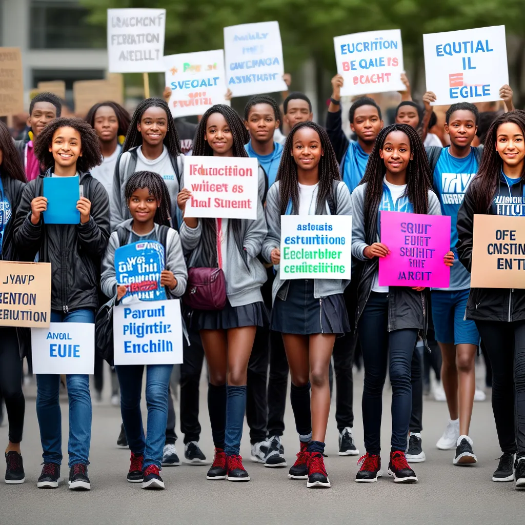 estudantes diversos luta direitos educacao