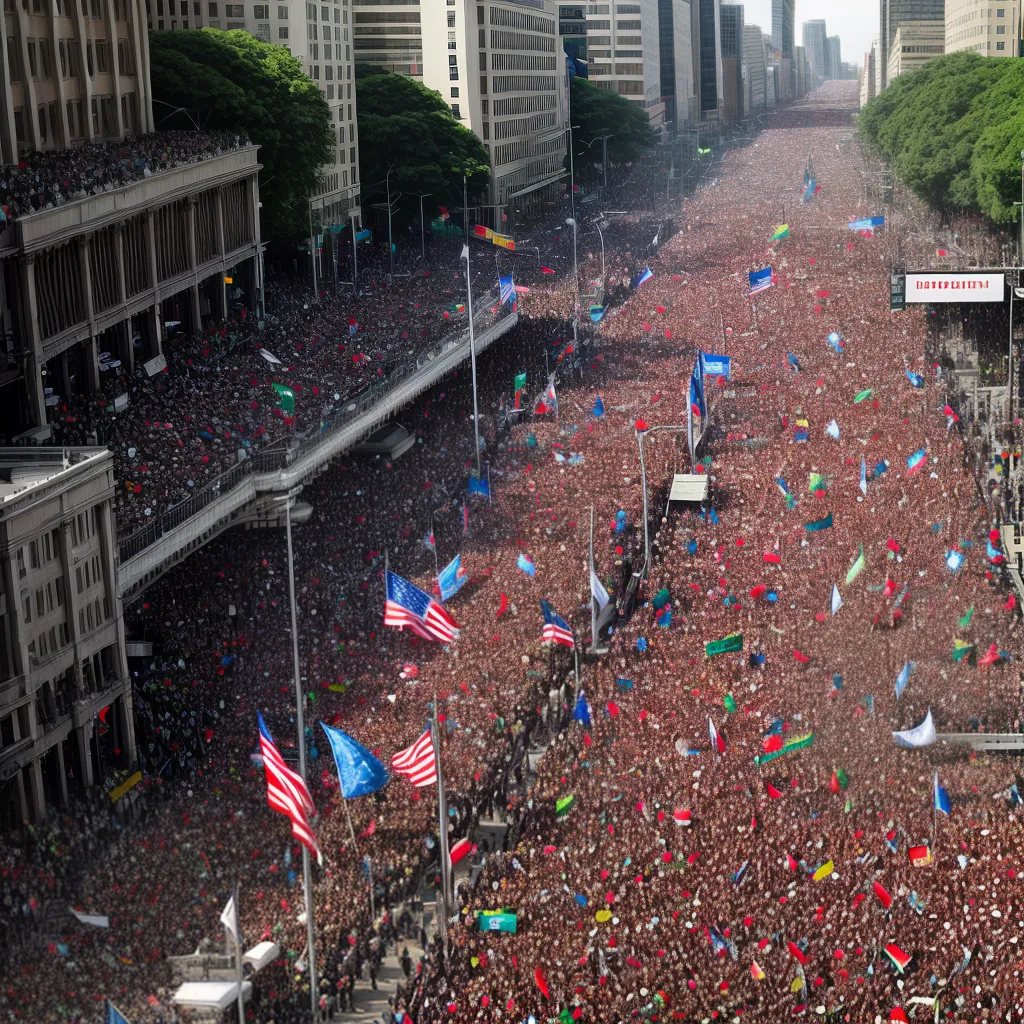 protesto diversidade bandeiras energia